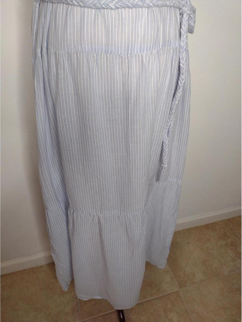 NWT Japna Women's Blue Striped Dress Size Medium - Picture 3 of 11